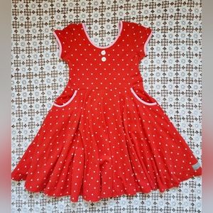 Eleanor Rose Valentine's day red heart dress